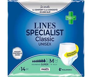 Fater Pannolone A Mutanda Lines Specialist Classic Pants Super M 14 Pezzi