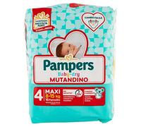 Faterspa Pampers BABY DRY Braga, Talla 4 (8-15 Kg), 16 Pañales, 16 Unidades, 4