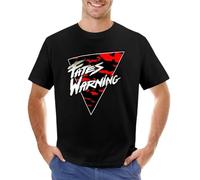 Fates Warning Hard Rock Band Logo Red Camo Print T-Shirt Black S