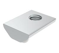 Fath Tuercas M8 adecuadas para sistema Item Profilschiene Nut 8 - Tuerca con bola de resorte, acero galvanizado - 10 unidades