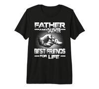 Father and Daughter Best Friend For Life Funny Fathers Day Camiseta Premium