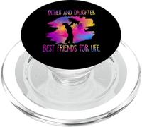 Father and Daughter Best Friends For Life Fathers Day PopSockets PopGrip para MagSafe