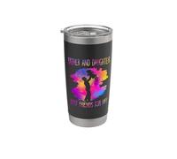 Father And Daughter Best Friends For Life Fathers Day Vaso térmico de acero inoxidable de doble pared