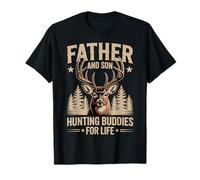 Father and Son Hunting Buddies for Life Outdoors Camiseta