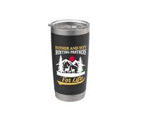 Father And Son Hunting Partners For Life Hunter Adventure Vaso térmico de acero inoxidable de doble pared