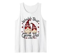 Father and Son Matching Motif Fathers Day GNOME For Best Dad Camiseta sin Mangas