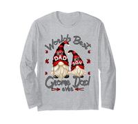 Father and Son Matching Motif Fathers Day GNOME For Best Dad Manga Larga
