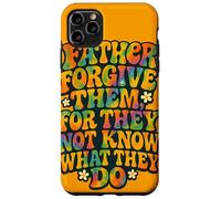 Father Forgive Them - Cita Cristiana Retro con versículo bíblico Carcasa para iPhone 11 Pro MAX