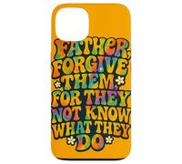 Father Forgive Them - Cita Cristiana Retro con versículo bíblico Carcasa para iPhone 13
