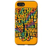 Father Forgive Them - Cita Cristiana Retro con versículo bíblico Carcasa para iPhone SE (2020) / 7/8
