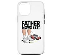Father Mows Best Funny Dad Joke Lawn Care Tees And more Carcasa para iPhone 12/12 Pro