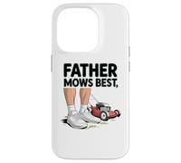 Father Mows Best Funny Dad Joke Lawn Care Tees And more Carcasa para iPhone 14 Pro