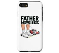 Father Mows Best Funny Dad Joke Lawn Care Tees And more Carcasa para iPhone SE (2020) / 7 / 8