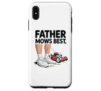 Father Mows Best Funny Dad Joke Lawn Care Tees And more Carcasa para iPhone XS Max