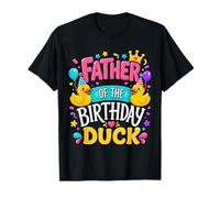 Father of The Birthday Duck Cute Family Matching Party Camiseta