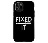 Fathers Day Fixed It Destornillador DIY Handyman Dad Papa Daddy Carcasa para iPhone 11 Pro