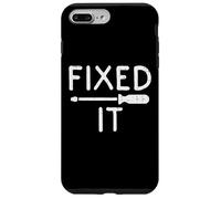 Fathers Day Fixed It Destornillador DIY Handyman Dad Papa Daddy Carcasa para iPhone 7 Plus/8 Plus