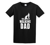 Fathers Day Gift The Walking Dady T-Shirt Man'S Fashion Cotton Black Clothes Unisex tee M