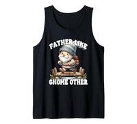 Fathers Day Gnome For Trail Runner And Hiking Dad Saying Camiseta sin Mangas