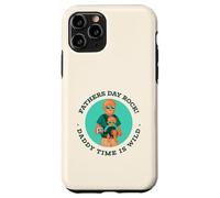 Fathers Day Rock - Daddy Time Is Wild (gráfico de Lobos) Carcasa para iPhone 11 Pro