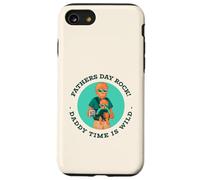 Fathers Day Rock - Daddy Time Is Wild (gráfico de Lobos) Carcasa para iPhone SE (2020) / 7/8
