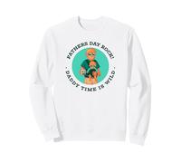 Fathers Day Rock - Daddy Time Is Wild (gráfico de Lobos) Sudadera