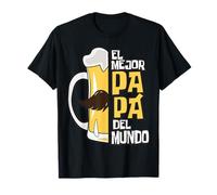 Fathers Day Spanish El Mejor Papa del Mundo Camiseta