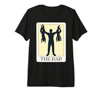 Fathers Day Tarot Card The Dad Funny Father of Two Camiseta Premium