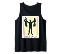 Fathers Day Tarot Card The Dad Funny Father of Two Camiseta sin Mangas