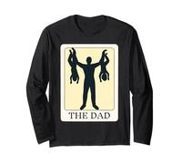 Fathers Day Tarot Card The Dad Funny Father of Two Manga Larga