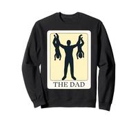 Fathers Day Tarot Card The Dad Funny Father of Two Sudadera