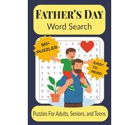 Father's Day Word Search Puzzle Book: Word Searches With Easy to Read Print About Father’s Day, Sports, Camping, and More | 6x9 Inches, 110 Pages | ... Gift for Vacations, Holidays and Free Time