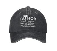 Fathor Unisex al Aire Libre en el Diccionario Gorra de béisbol para Hombres y Mujeres Día del Padre Gorras Vaqueras desgastadas Gorra Regalo Vintage para Verano al Aire Libre Regalo Personalizado