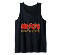 Fatiga crónica: ME/CFS Highway To Recovery Long Covid - Rojo Camiseta sin Mangas