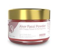 Fatima's Garden Polvo Natural Aker Fassi con Cáscara de Granada - Tinte Tradicional Marroquí para Labios y Mejillas 50g