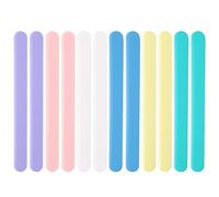 Fatiya 12 varillas de silicona de 6.3 pulgadas para manualidades, varillas de mezcla de pintura reutilizables, herramientas de agitación de resina de silicona para epoxi, líquido, pintura, cera