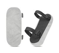 Fatiya Juego de 2 fundas de espuma viscoelástica suave para reposabrazos de silla de oficina, almohadillas para reposabrazos de silla de ruedas para alivio de presión de codos y antebrazos, cojines