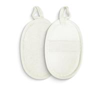 Fatiya Paquete de 4 almohadillas exfoliantes de ducha suaves de 3.5 x 5.5 pulgadas, esponja exfoliante para el cuidado de la piel, almohadilla exfoliante de ducha para hombres y mujeres, limpia