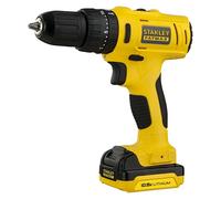 Stanley Fatmax FMC021S2-QW - Taladro percutor 10.8V, 22.500 ipm, con 2 baterías de litio 1.5Ah y maletín