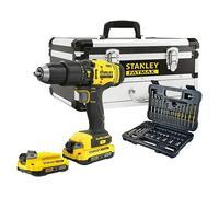 Fatmax V20 Taladro atornillador percutor de batería SFMCD711D2F-QW