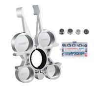 Faucet Aerator Removal Tool - 12-in-1, Rustproof Metal 12-in-1 Faucet Wrench Tool | Precise Disassembly Tools for Bathroom, Kitchen, Hotel, Restaurant, Home, RV | Includes 4 Spouts & Toolbox