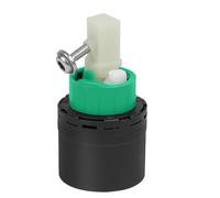 Faucet Cartridge - Replacement Valve | Drip-Free Faucet Valve Core Replacement For Bathroom Shower Sink And Basin, Single-Hole Metal And PVC Spare Part For Kitchen Repair, Professional Quality
