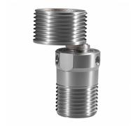 Faucet Corner Tap Adapter - Adjustable Shower Connector for Sink Hose Conversion | Stainless Steel with Angled Curved Foot, 360° Swivel Water Diverter, Leakproof Extension Fitting for Kitchen Bathroom