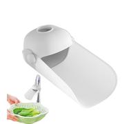 Faucet Extender, 5.12 Inch Hand Wash Helper, Bathroom Sink and Tub, Safe Spout Extension, Water Flows Accessory for Bath Time, Handwashing Aid Independence, Travel-Friendly