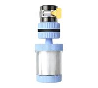 Faucet Filter - Bathroom Water Purifier | Easy Install Filtration Softener for Kitchen Sink Shower Bathtub Countertop Providing Clean Water for Drinking Cooking and Hygiene, 3.23x1.77x1.77 inches