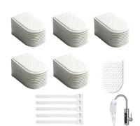 Faucet Filter Cotton Bag, Universal Water Filter for Sink Faucet, Kitchen and Bathroom Splash-Proof Filter Bags for Rust and Sediment (100PCS)