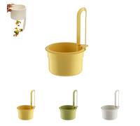 Faucet Hanging Strainer, Sink Strainer Basket, Stainless Steel Sink Drain Strainers Baskets, Corner Hanging Sinks Strainers Colander Drain Basket (1Pcs*Yellow)
