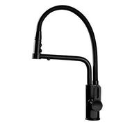 Faucet Kitchen 3 Way, Kitchen Faucet Brass Kitchen Drinking Water Faucet for Water Filter Sink Faucet, Black