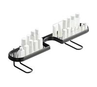 Faucet Sink Storage, Modern Kitchen Tool, 4.53x5.04x23.23 Inches Compact Organizer with Sturdy Build, Sponge Rack Accessory, U Shape Holder with Style, Bathroom Countertop Organizer for Apartment