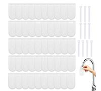 FaucetfilterBags For Sink | Universal Anti-Splash Non-Woven Replacements |FaucetfilterBag With Straps Features Universal Design To Fit Most Standard Faucets Easily. This FaucetfilterBag With